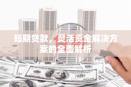 新埔短期贷款，灵活资金解决方案的全面解析