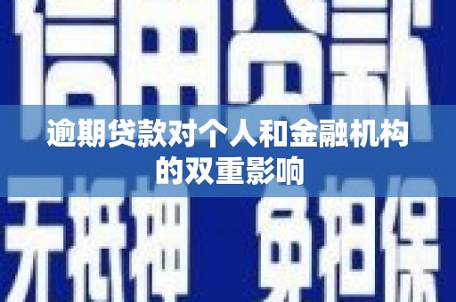 新埔逾期贷款对个人和金融机构的双重影响