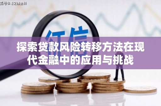 新埔探索贷款风险转移方法在现代金融中的应用与挑战
