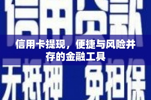新埔信用卡提现，便捷与风险并存的金融工具