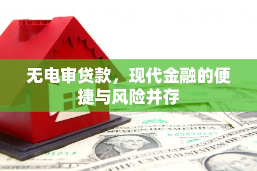 新埔无电审贷款，现代金融的便捷与风险并存