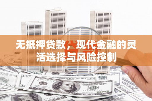 新埔无抵押贷款，现代金融的灵活选择与风险控制
