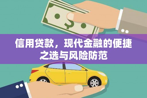 新埔信用贷款，现代金融的便捷之选与风险防范