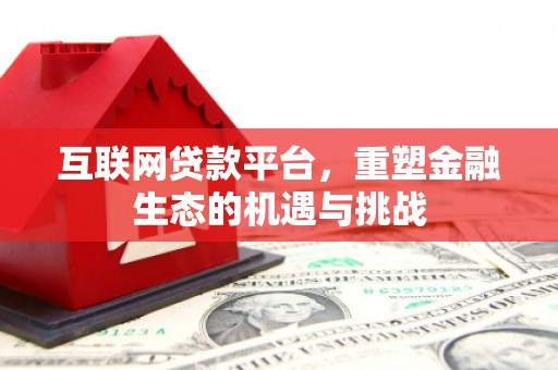 新埔互联网贷款平台，重塑金融生态的机遇与挑战