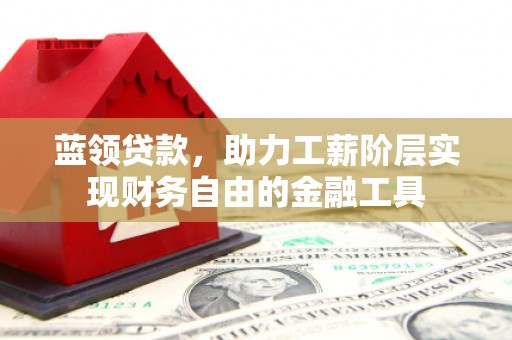 新埔蓝领贷款，助力工薪阶层实现财务自由的金融工具
