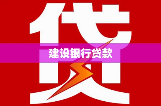 新埔建设银行贷款