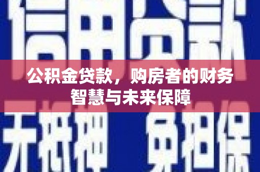 新埔公积金贷款，购房者的财务智慧与未来保障