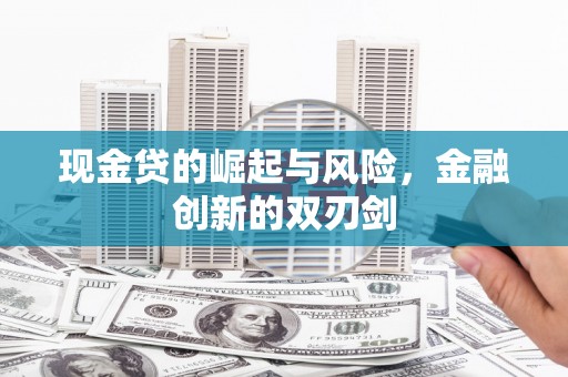 新埔现金贷的崛起与风险，金融创新的双刃剑