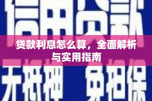新埔贷款利息怎么算，全面解析与实用指南