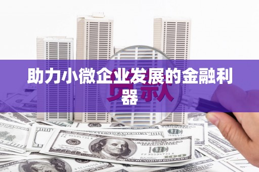 新埔助力小微企业发展的金融利器