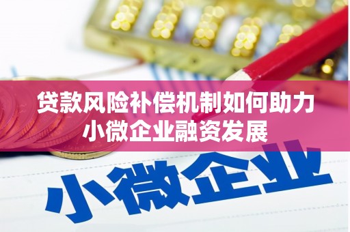 新埔贷款风险补偿机制如何助力小微企业融资发展