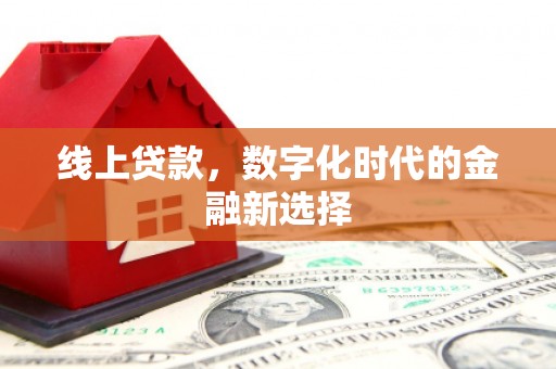 新埔线上贷款，数字化时代的金融新选择