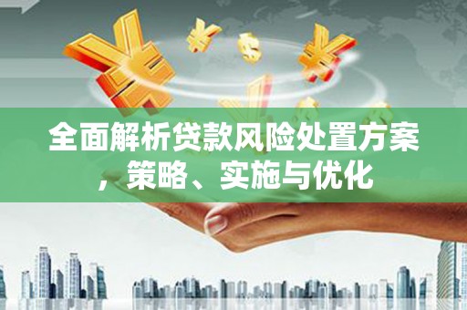 新埔全面解析贷款风险处置方案，策略、实施与优化