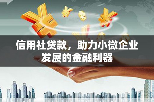新埔信用社贷款，助力小微企业发展的金融利器