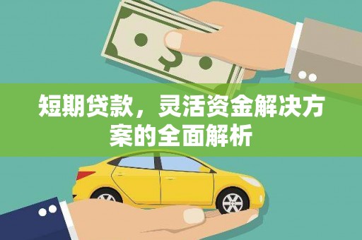 新埔短期贷款，灵活资金解决方案的全面解析