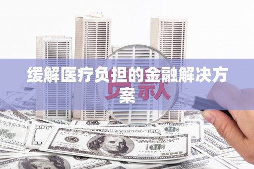 新埔缓解医疗负担的金融解决方案
